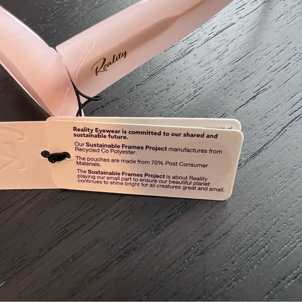 Reality Wanderlust Pink Sunglasses - 100% Recycled Material